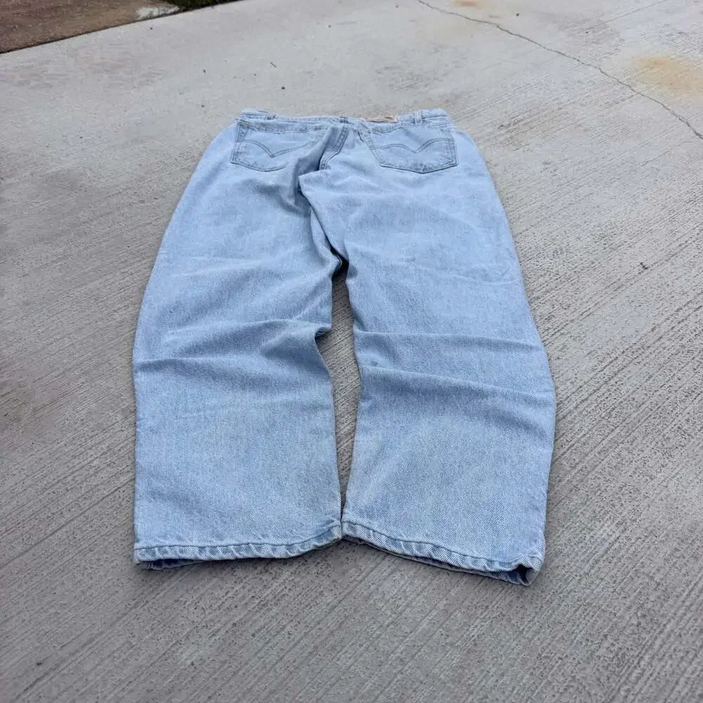95 Vintage Levi's orange tab 545 Loose Fit Light Wash Denim Jeans W34 L30